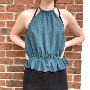 NWOT Urban Outfitters Teal Halter Top